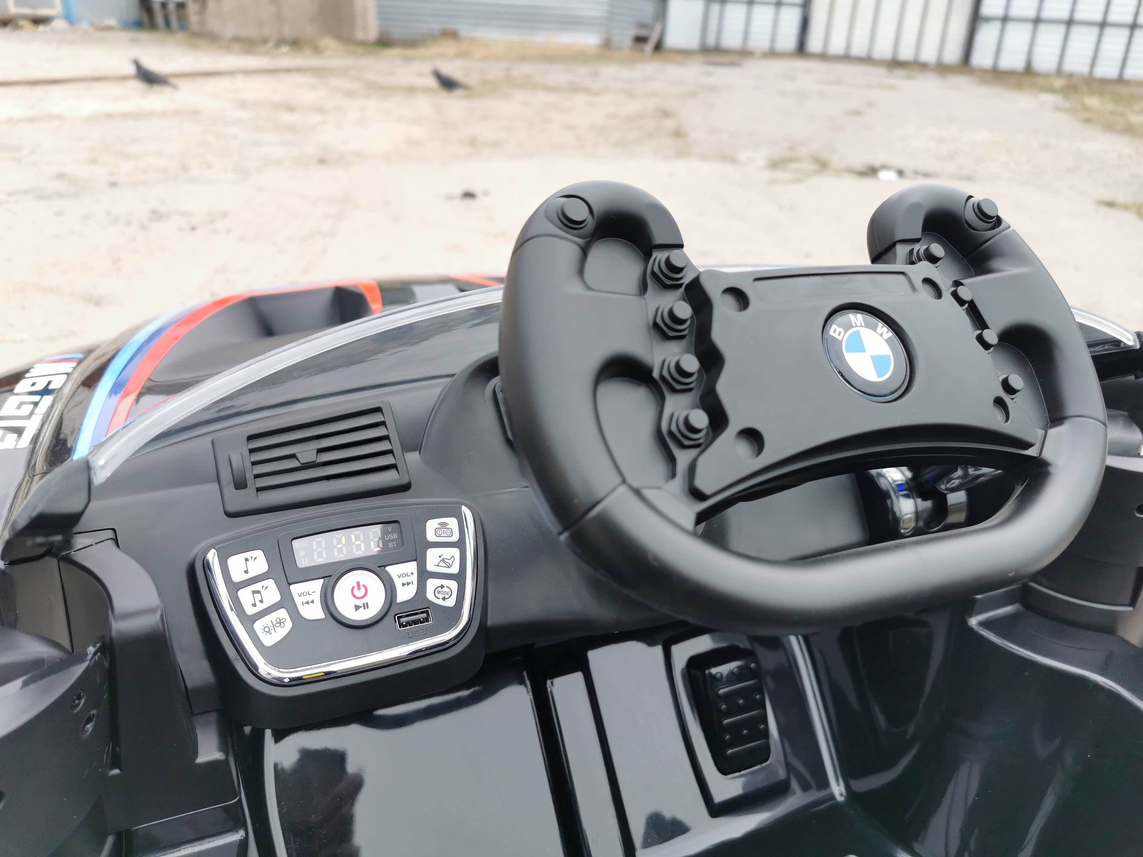 Электромобиль BMW М6 GT 3 (Черный) 6666R